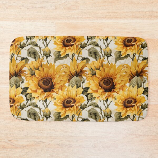 Item preview, Sunflower Tile 30: Golden Orb of Summer Joy in Towering Petals of Radiance designed and sold by TheBrainArt.