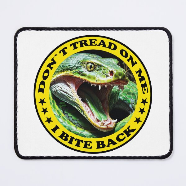 Item preview, Do not Tread on Me; Green Snake; designed and sold by StickerApe.