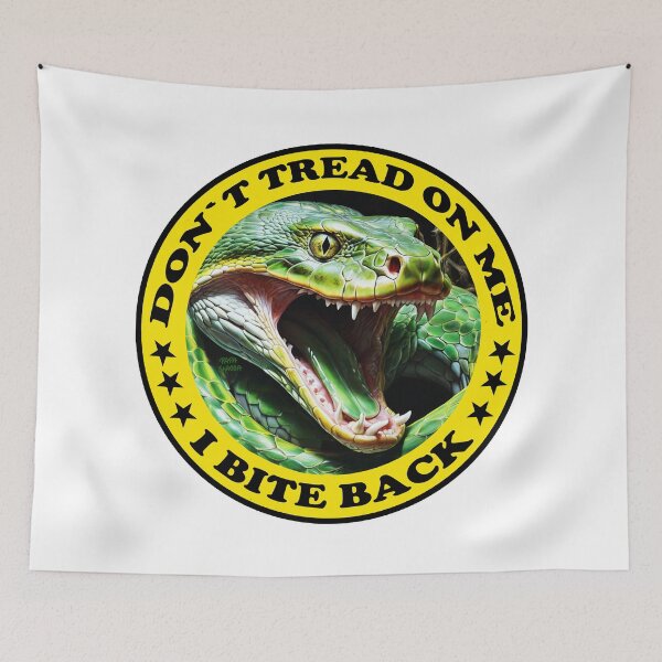 Item preview, Do not Tread on Me; Green Snake;  designed and sold by StickerApe.