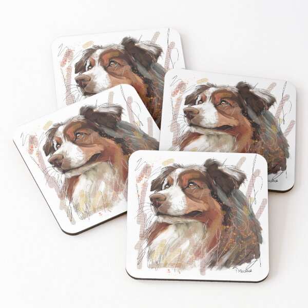 Item preview, Aussie Shepherd designed and sold by TraceyMackieArt.