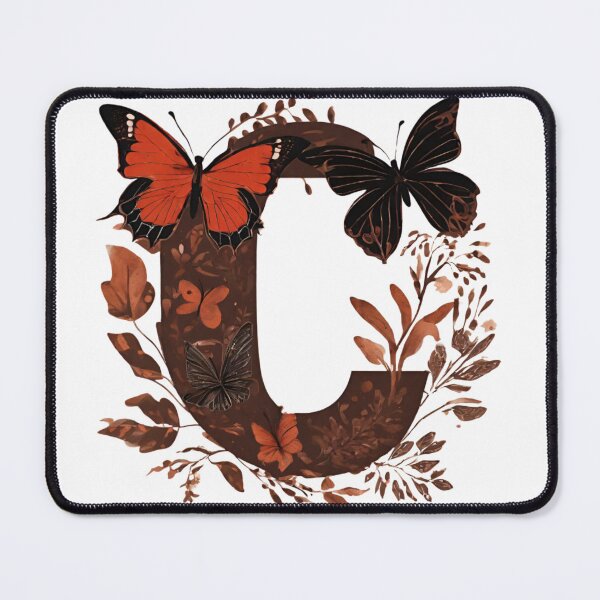 Item preview, Letter C with butterflies designed and sold by Shinery2023.