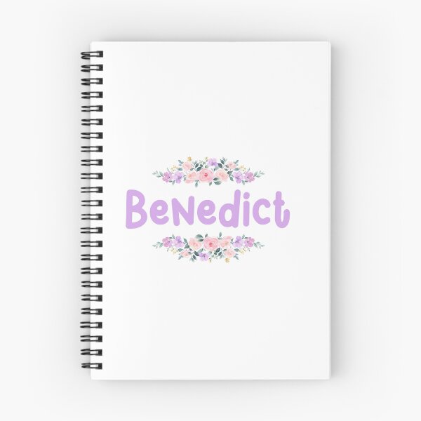 Item preview, Purple Flower Benedict Name Label designed and sold by NormadWorld.