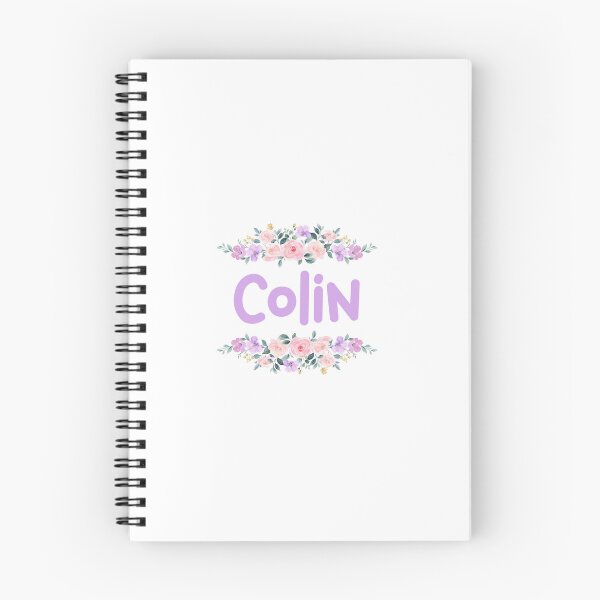 Item preview, Purple Flower Colin Name Label designed and sold by NormadWorld.