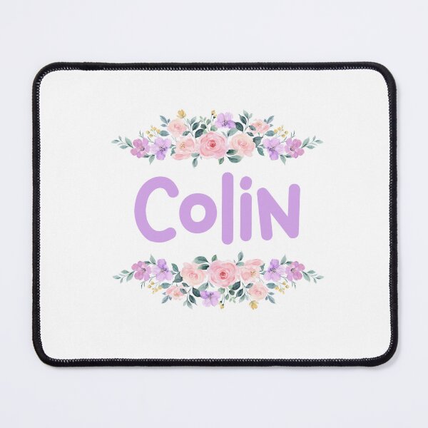 Item preview, Purple Flower Colin Name Label designed and sold by NormadWorld.