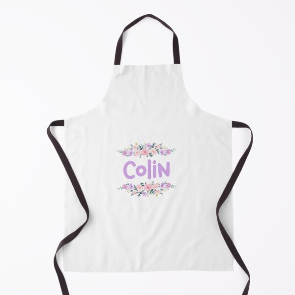 Item preview, Purple Flower Colin Name Label designed and sold by NormadWorld.
