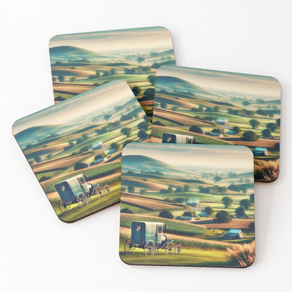 Item preview, Peaceful Amish Countryside designed and sold by FIYARO.