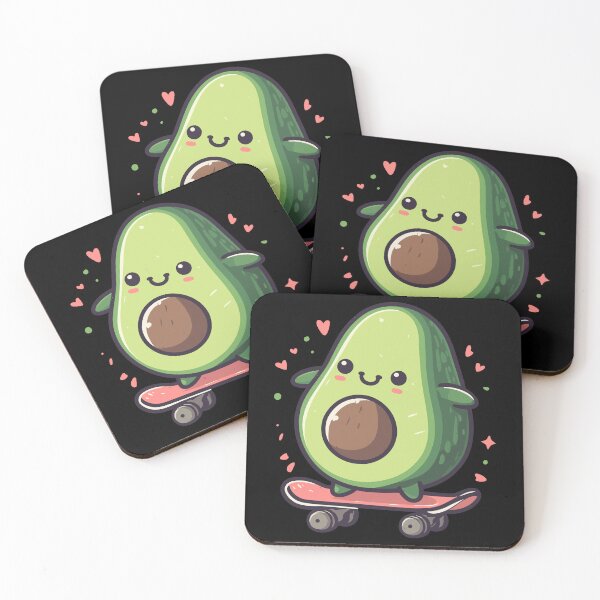 Item preview, Cool funny avocado skateboarding designed and sold by TomFrontierArt.