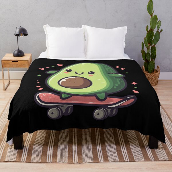 Item preview, Cool funny avocado skateboarding designed and sold by TomFrontierArt.
