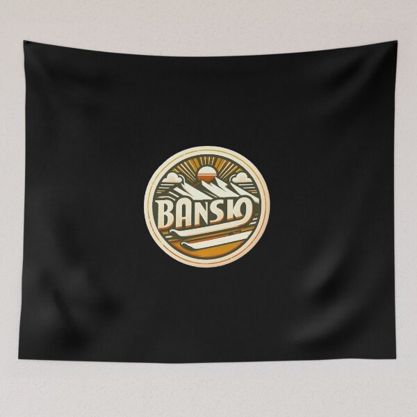 Item preview, Vintage Bansko Ski Resort Funny Gifts designed and sold by BadhbhArt.