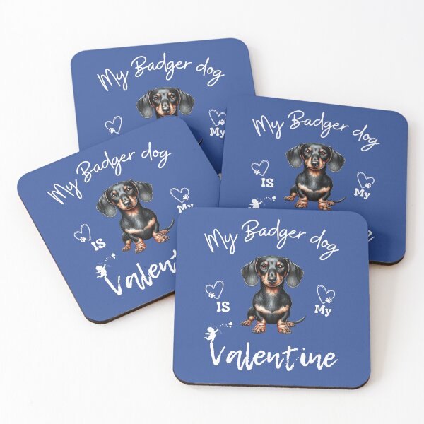 Item preview, My Dachshund is my Valentine designed and sold by TheMostLikely.