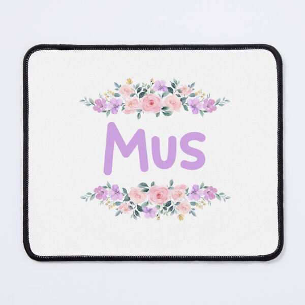 Item preview, Purple Flower Mus Name Label designed and sold by NormadWorld.