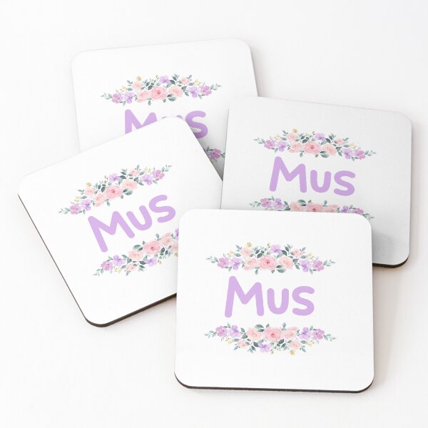 Item preview, Purple Flower Mus Name Label designed and sold by NormadWorld.