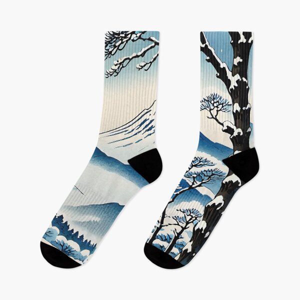 Item preview, Winter Solace - A Contemporary Ukiyo-e Nature Landscape designed and sold by Kijiermono.