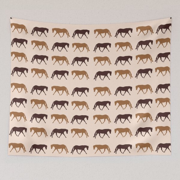 Item preview, Hunter horses brown designed and sold by MonikaLauda.