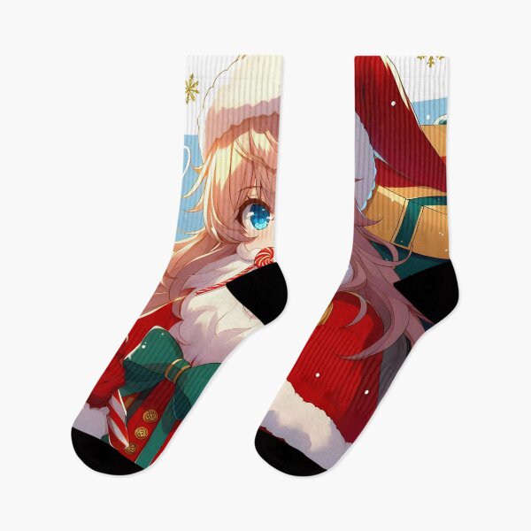 Item preview, Cute Anime girl wishing Merry Christmas - 2 designed and sold by StellaArtz.
