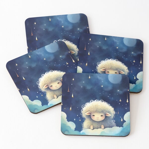 Item preview, Nighttime Sheep designed and sold by cute-animals99.