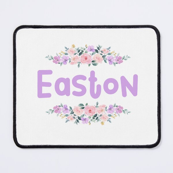 Item preview, Purple Flower Easton Name Label designed and sold by NormadWorld.