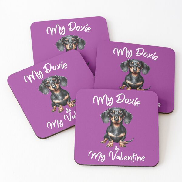 Item preview, My Dachshund is my Valentine designed and sold by TheMostLikely.