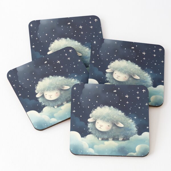 Item preview, Starry Sheep Slumber designed and sold by cute-animals99.