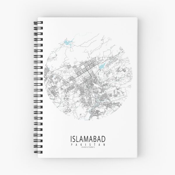 Item preview, Islamabad City Map of Pakistan - Circle designed and sold by deMAP.