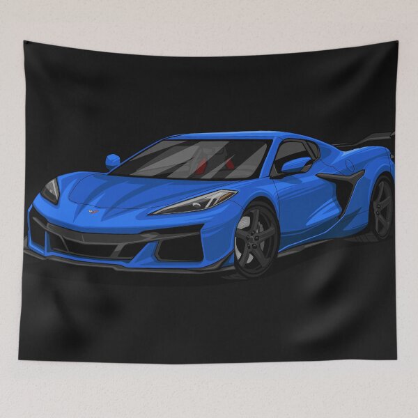 Item preview, Blue cevrollet corvette Z06 designed and sold by wisnubayuaji.