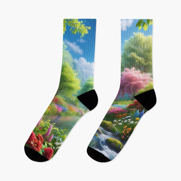 Item preview, Enchanted Spring: Nature's Palette in Full Spectacular Bloom designed and sold by ArtComixHaven.