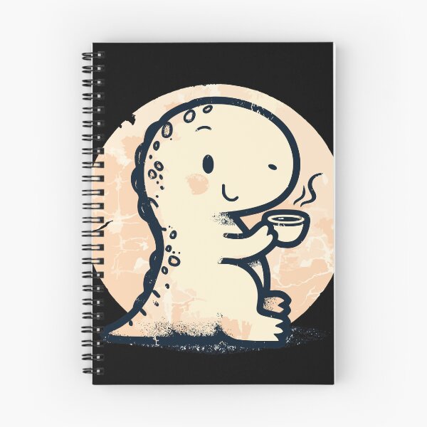 Item preview, Retro Vintage Kawaii Tea rex designed and sold by TomFrontierArt.