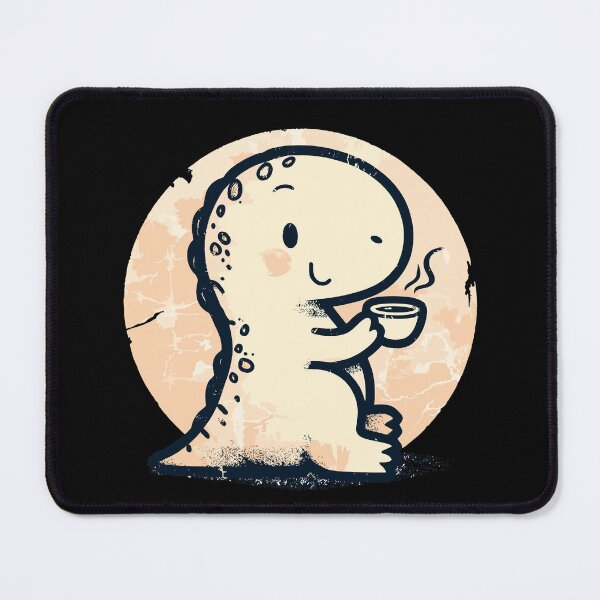 Item preview, Retro Vintage Kawaii Tea rex designed and sold by TomFrontierArt.