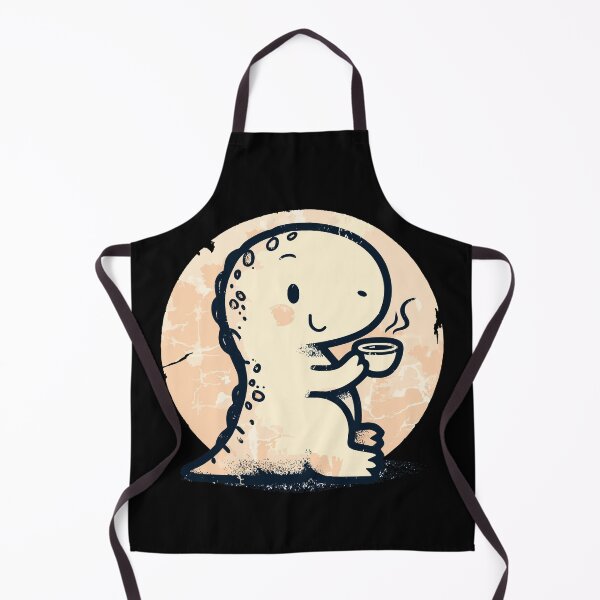 Item preview, Retro Vintage Kawaii Tea rex designed and sold by TomFrontierArt.