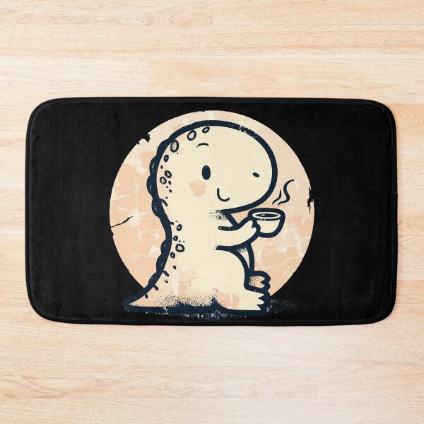Item preview, Retro Vintage Kawaii Tea rex designed and sold by TomFrontierArt.