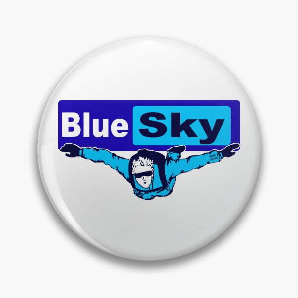 Item preview, Blue Sky; Skydiving; designed and sold by StickerApe.