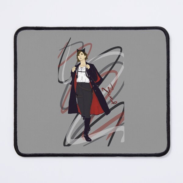 Item preview, Lila Bard with her coat designed and sold by BookishCouture.