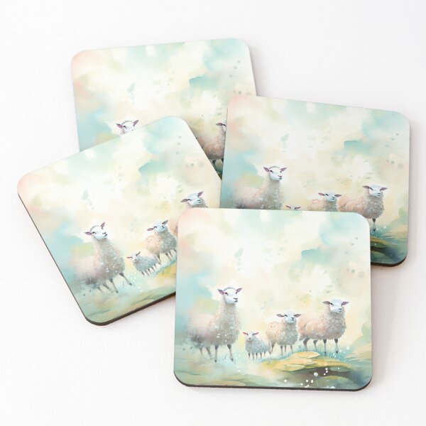 Item preview, Playful Sheep Leap designed and sold by cute-animals99.