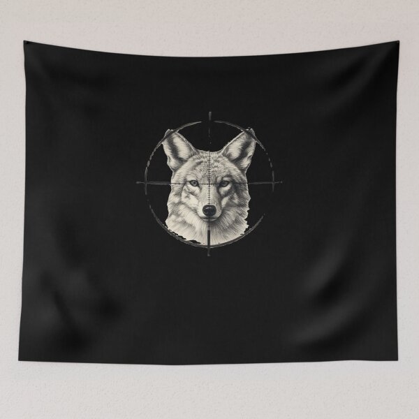 Item preview, Coyote in Crosshairs Hunting Predator Design designed and sold by taaddison50.