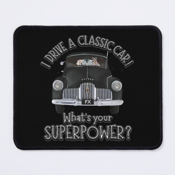 Item preview, Black FX Holden with Kangaroo and Koala - I DRIVE A CLASSIC CAR, whats your SuperPower? designed and sold by Michael van der Hoorn.