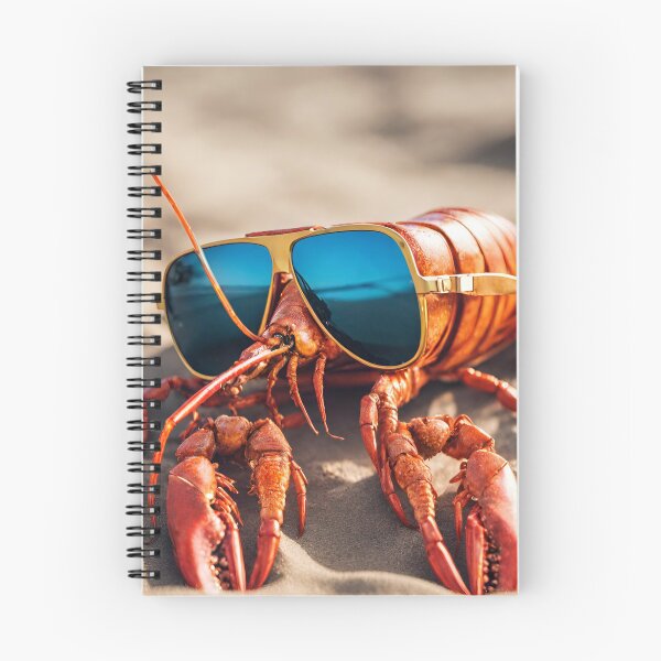 Item preview, Yabby Crayfish in Sunglasses Australian Photo on the beach designed and sold by CyberArtistOne.