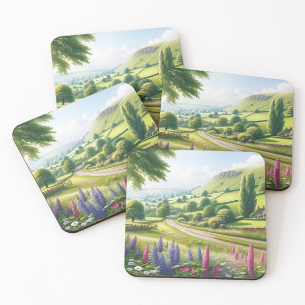 Item preview, Serenade of Spring: A Peaceful Valley in Full Bloom designed and sold by ArtComixHaven.