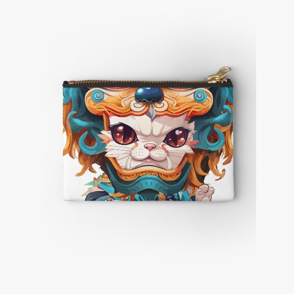Item preview, Lunar New Year Lion Dance Cat designed and sold by DropDeadSticker.