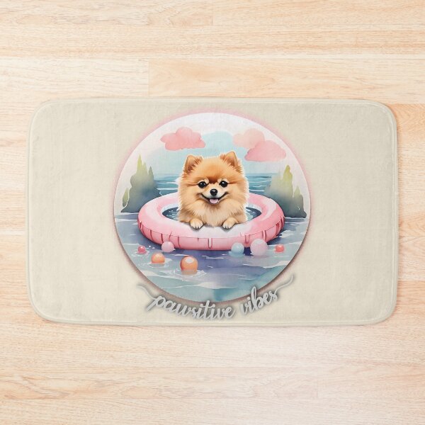 Item preview, Floof Floats Away: Pastel Pom on a Dreamy Ride designed and sold by purrfect pattern.