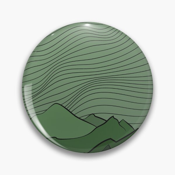 Item preview, Green mountains, mountains landscape designed and sold by Kate Made ART.