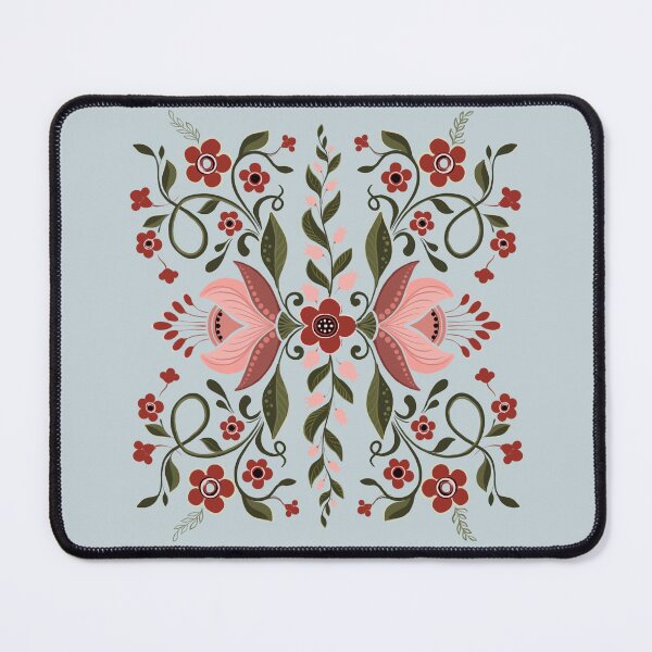 Item preview, Spring, field, flowers inspired by folk art designed and sold by Hennagirl.