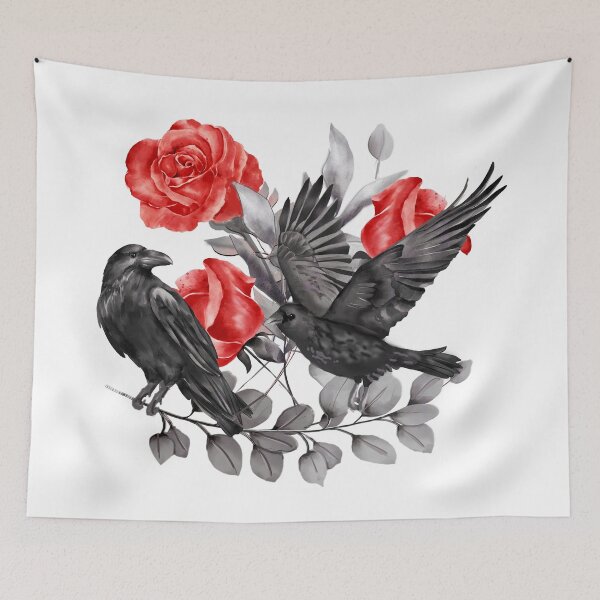 Item preview, The Raven Finds A Friend designed and sold by WendyMaree.