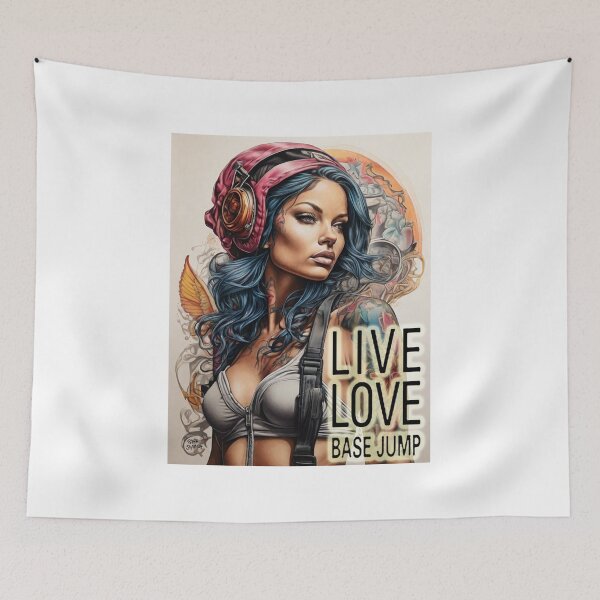 Item preview, Live, Love, Basejump; designed and sold by StickerApe.