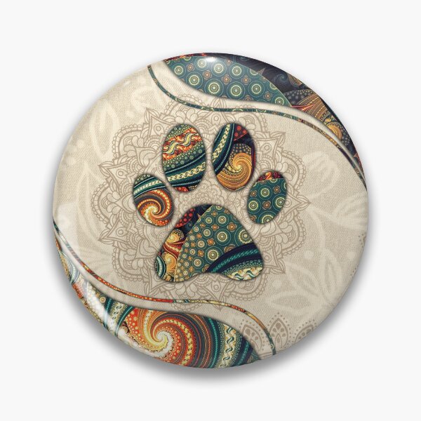 Item preview, Pretty Dog Paw Mandala Pattern - Galaxy Effects designed and sold by Clitus.