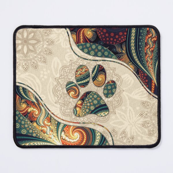 Item preview, Pretty Dog Paw Mandala Pattern - Galaxy Effects designed and sold by Clitus.