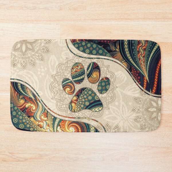Item preview, Pretty Dog Paw Mandala Pattern - Galaxy Effects designed and sold by Clitus.