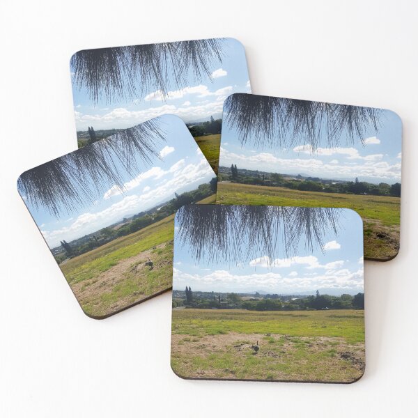 Item preview, Guinea fowl running in an open field  designed and sold by Blissfully-MK.