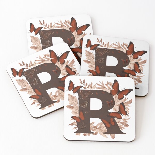 Item preview, Letter R with butterflies designed and sold by Shinery2023.