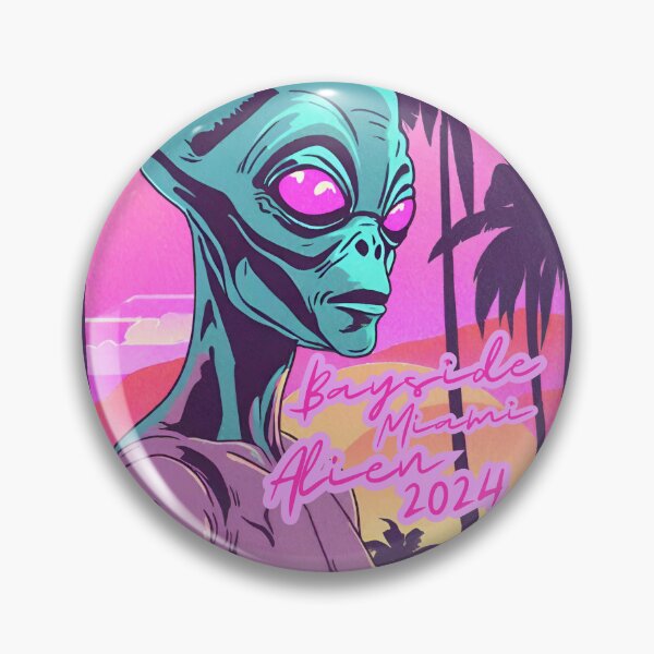Item preview, Miami Bayside Alien 2024 designed and sold by GleamingGiant.