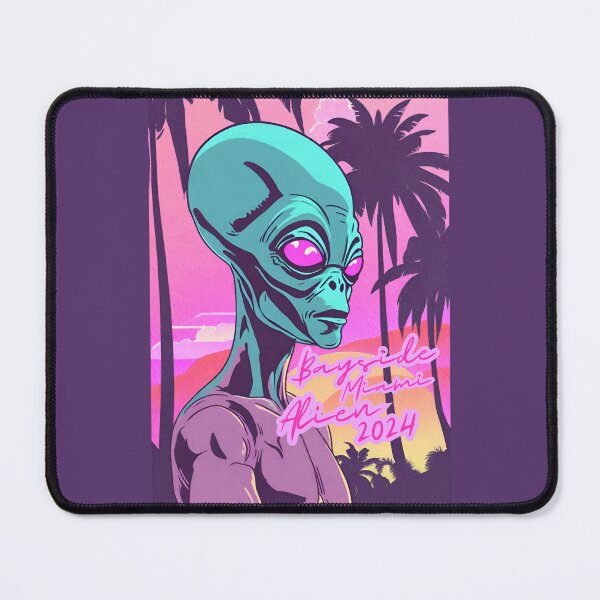 Item preview, Miami Bayside Alien 2024 designed and sold by GleamingGiant.